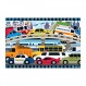 Melissa & Doug Traffic Jam 점보 직소 바닥 퍼즐(24개, 2 x 3피트 길이) - 어린이 차량 퍼즐, 미취학 아동과 3세 이상 어린이를 위한 대형 바닥 퍼즐