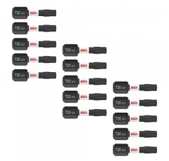 BOSCH ITDT20115 15팩 1인치 구동 Torx #20 임팩트 터프 스크류드라이빙 인서트 비트