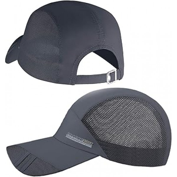 ELLEWIN 블랙 야구 모자 러닝 모자 골프 모자 남성 피클 볼 퀵 드라이 캡 남성과 여성을위한 Dri Fit Hat Sun Protection