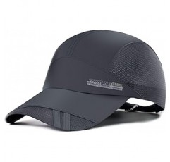 ELLEWIN 블랙 야구 모자 러닝 모자 골프 모자 남성 피클 볼 퀵 드라이 캡 남성과 여성을위한 Dri Fit Hat Sun Protection