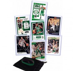 보스턴 셀틱스 농구 카드: Jayson Tatum, Al Horford, Jaylen Brown, Kristaps Porzingis, Derrick White, Jrue Holiday, Larry Bird 다양한 농구 스타 및 염소 트레이딩 카드 및 손목 밴드 선물 팩