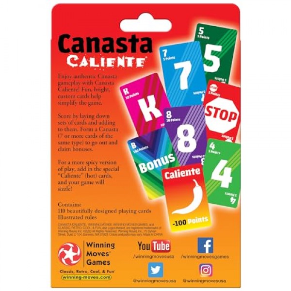 이동 게임 Canasta Caliente 우승(포장은 다를 수 있음)