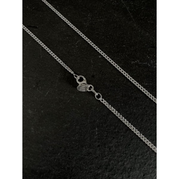 Silver Mine Sterling Silver 925 연석 체인 목걸이 2mm 두꺼운 14