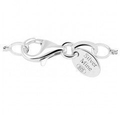 Silver Mine Sterling Silver 925 연석 체인 목걸이 2mm 두꺼운 14