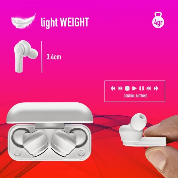 NGS Auriculares ARTICABLOOMBLACK 무선 블랙 ARTICA BLOOM WHITE