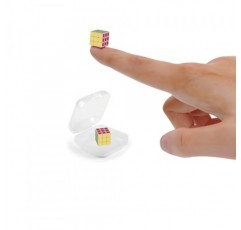 XINGLETOYS 미니 큐브 3x3 - 큐브 랩 1x1x1cm 어린이 및 성인을 위한 가장 작은 큐브, 부드러운 매직 큐브 퍼즐(핑크)