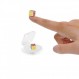 XINGLETOYS 미니 큐브 3x3 - 큐브 랩 1x1x1cm 어린이 및 성인을 위한 가장 작은 큐브, 부드러운 매직 큐브 퍼즐(핑크)