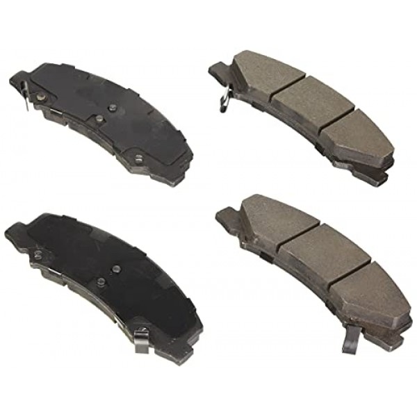 일부 Buick, Chevrolet 및 Cadillac 모델 연도용 Centric C-Tek 세미메탈 교체 전면 디스크 브레이크 패드 세트(102.11590)