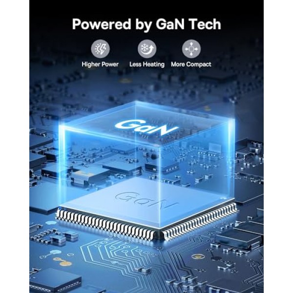 USB C 충전기, Baseus 65W USB C 벽면 충전기, 3포트 접이식 GaN 충전기, iPhone 15/14/13/Pro Max/SE/XR/XS, Samsung S22+/S22, MacBook Pro/Air, iPad, 노트북용 고속 충전기 블록 , 픽셀, 스팀 데크
