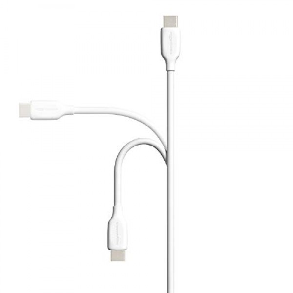 Amazon Basics USB-C - USB-A 2.0 고속 충전기 케이블, 480Mbps 속도, USB-IF 인증, Apple iPhone 15, iPad, Samsung Galaxy, 태블릿, 노트북, 6피트, 흰색
