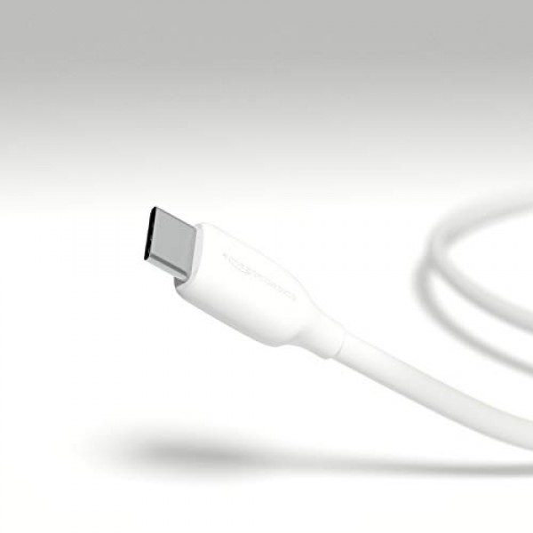 Amazon Basics USB-C - USB-A 2.0 고속 충전기 케이블, 480Mbps 속도, USB-IF 인증, Apple iPhone 15, iPad, Samsung Galaxy, 태블릿, 노트북, 6피트, 흰색