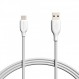 Amazon Basics USB-C - USB-A 2.0 고속 충전기 케이블, 480Mbps 속도, USB-IF 인증, Apple iPhone 15, iPad, Samsung Galaxy, 태블릿, 노트북, 6피트, 흰색