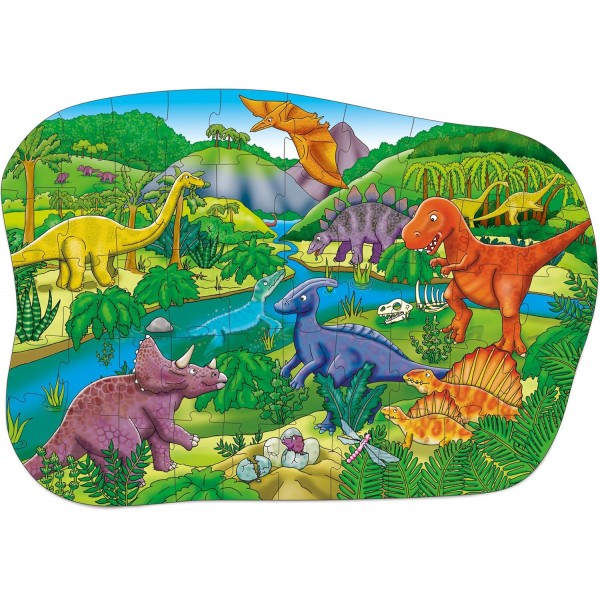 Orchard Toys Big Dinosaurs Floor Puzzle & Toys Who's in the Jungle? 직소 퍼즐 + Who's in the Jungle? 퍼즐