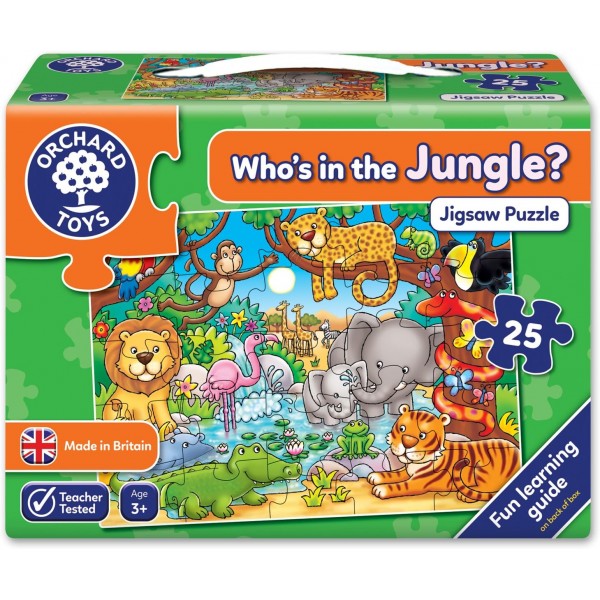 Orchard Toys Big Dinosaurs Floor Puzzle & Toys Who's in the Jungle? 직소 퍼즐 + Who's in the Jungle? 퍼즐