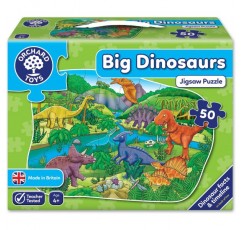 Orchard Toys Big Dinosaurs Floor Puzzle & Toys Who's in the Jungle? 직소 퍼즐 + Who's in the Jungle? 퍼즐