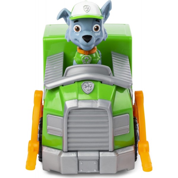 PAW PATROL 선택 긴급 차량 | 플레이 피규어가 있는 기본 차량, 피규어: Rocky