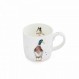 Portmeirion Royal Worcester Wrendale 디자인 가드 오리 머그잔 | 오리 디자인의 14온스 대형 커피잔 | Fine Bone China로 제작 | 전자레인지 및 식기세척기 사용 가능
