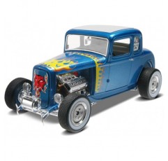 Revell 14228 32 Ford 5 Window Coupe 상세 모델 키트, 자동차 키트 1:25