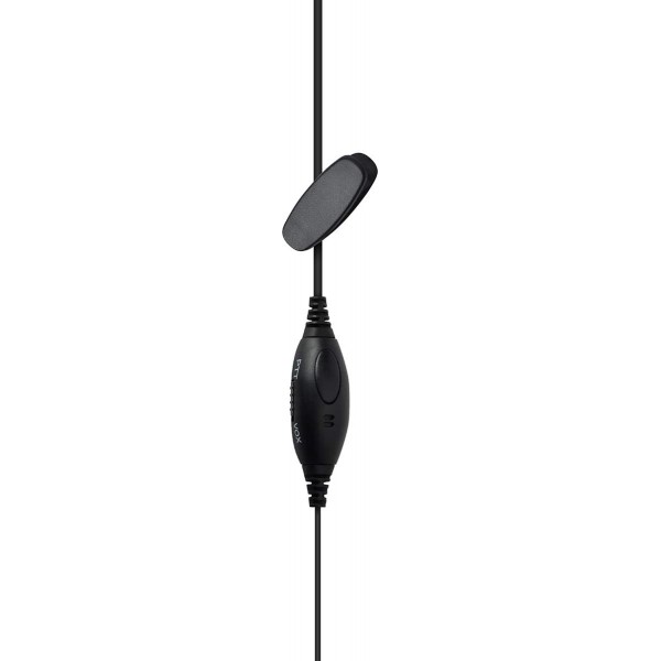 HYSHIKRA G-Form 이어폰 헤드셋 - 2핀 잭 - PTT 및 VOX 고정 클립 포함 - Mindland G7 / Pro G6 / G9 / Pro G12 GXT250 GXT550 GXT650 LXT80 Alan39 라디오와 호환 가능