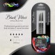 Silver Brush Limited WC-3204S 블랙 벨벳 - 가는 선 및 디테일 작업을 위한 브러시 세트 - 0, 2 및 4 크기의 원형 브러시 - 3종 세트 블랙,실버 3개 세트