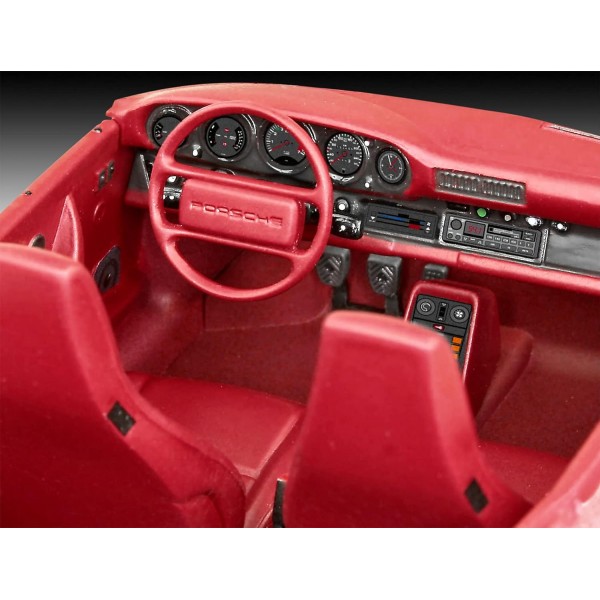 Revell 07688 Porsche 911 G Model Coupé, 초보자를 위한 오리지널 모델 키트에 충실한 1:24 17.9 cm 스케일로 직접 조립할 수 있는 모델 자동차, 도색