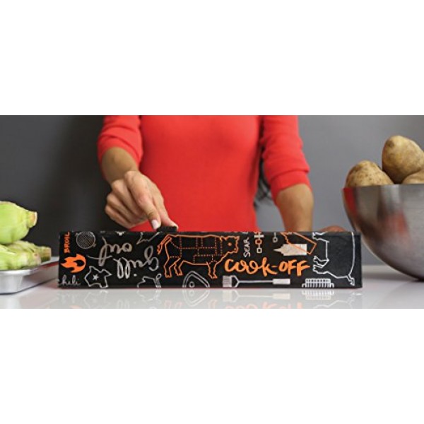 ChicWrap BBQ 그릴 리필 가능 포일 디스펜서 - 12