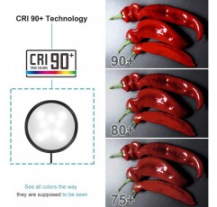 LightingWill LED Under 캐비닛 조명 키트,LED Under Cabinet Puck Lights,680lm 일광 화이트 6000K,CRI90+,터치 디밍,모든 액세서리 포함,주방용,옷장 조명,안전 조명,(4팩) 블랙 퓨어 화이