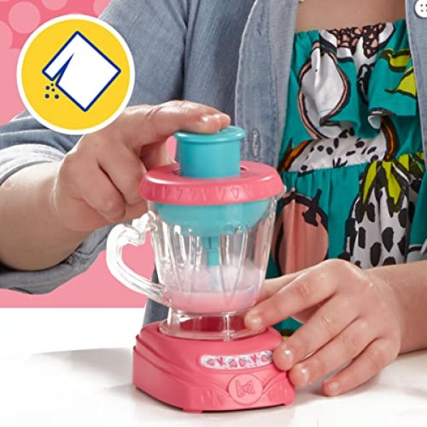 Baby Alive Magical Mixer 아기 인형, 딸기 쉐이크, 장난감 블렌더가 있는 인형, 3세 이상 어린이를 위한 아기 인형 세트, 금발 머리