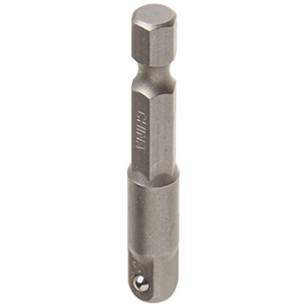 DEWALT 육각 소켓 어댑터(DW2541), 실버, 1/4인치
