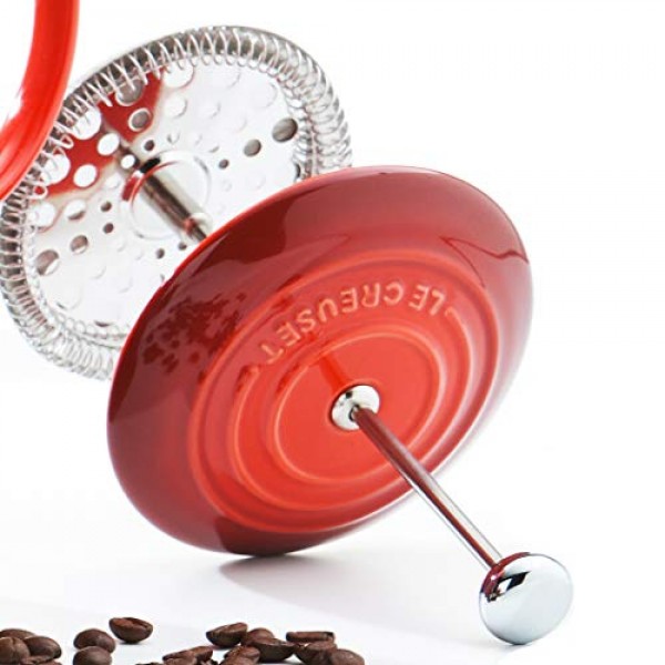 Le Creuset Stoneware Cafetiere with Metal Press, 750 ml - 세리스