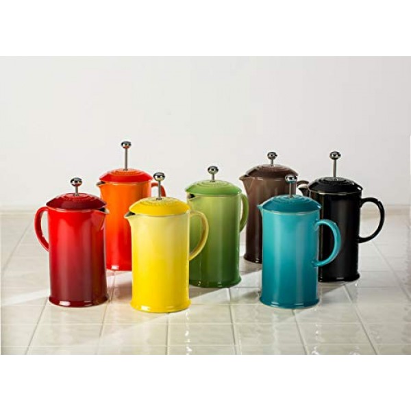 Le Creuset Stoneware Cafetiere with Metal Press, 750 ml - 세리스