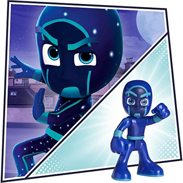 PJ Masks Ultimate Villain Collection 유치원 장난감, 3세 이상 어린이를 위한 6개의 액션 피규어와 11개의 액세서리가 포함된 그림 세트(아마존 독점)