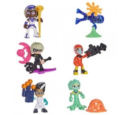 PJ Masks Ultimate Villain Collection 유치원 장난감, 3세 이상 어린이를 위한 6개의 액션 피규어와 11개의 액세서리가 포함된 그림 세트(아마존 독점)