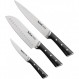 테팔 아이스 포스 칼 세트 I 3단 I 20, 18, 11cm I 고기 칼 I 산토쿠 칼 I 만능 칼 I Made in Germany I 모든 음식에 완벽한 결과 I 높은 저항력