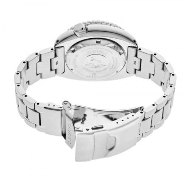 남성용 SEIKO SRPG19 시계 - Prospex 컬렉션 - 오토매틱 무브먼트, 스테인리스 스틸 케이스 및 브레이슬릿, 블랙 다이얼, 200m 방수