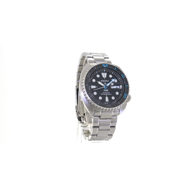 남성용 SEIKO SRPG19 시계 - Prospex 컬렉션 - 오토매틱 무브먼트, 스테인리스 스틸 케이스 및 브레이슬릿, 블랙 다이얼, 200m 방수