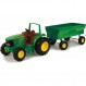 TOMY Ertl John Deere 8인치 트랙터 및 플레어박스 왜건 세트(스타일은 다를 수 있음)