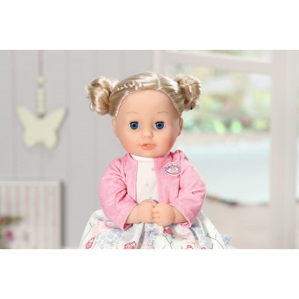 Baby Annabell Little Sophia - 36cm 소프트 바디 인형 긴 머리 스타일링 가능 - 만 1세 이상 사용 가능 - 유아용 인형 - 인형 및 의상 포함 - 706480 싱글
