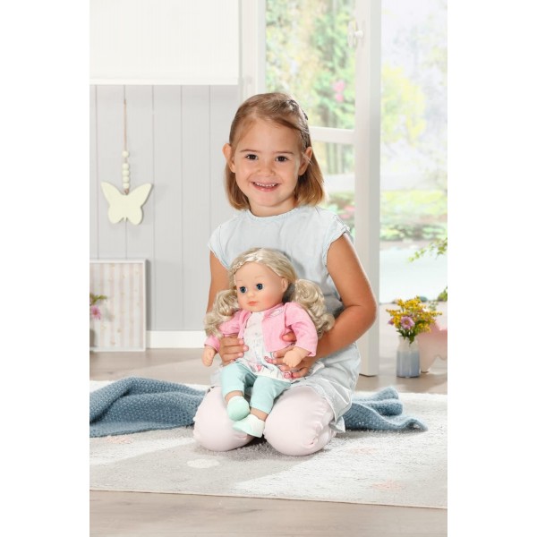 Baby Annabell Little Sophia - 36cm 소프트 바디 인형 긴 머리 스타일링 가능 - 만 1세 이상 사용 가능 - 유아용 인형 - 인형 및 의상 포함 - 706480 싱글
