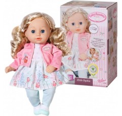 Baby Annabell Little Sophia - 36cm 소프트 바디 인형 긴 머리 스타일링 가능 - 만 1세 이상 사용 가능 - 유아용 인형 - 인형 및 의상 포함 - 706480 싱글