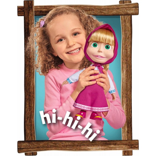 Simba MASHA & THE BEAR SHAKE AND SOUND INTERACTIVE 30CM 인형, 다색, 109301074