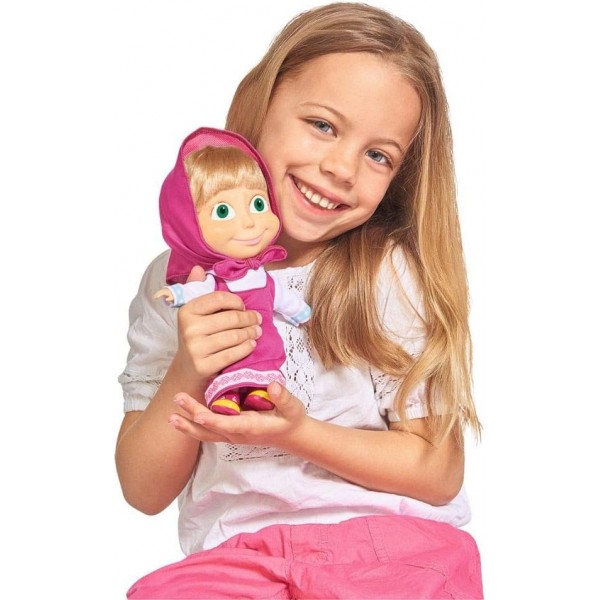 MASHA & THE BEAR 23CM 인형 및 43CM 소프트 토이 베어 트윈 팩