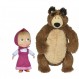 MASHA & THE BEAR 23CM 인형 및 43CM 소프트 토이 베어 트윈 팩