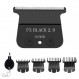 BaBylissPRO FX787 및 FX726 트리머와 호환되는 FX707B 교체 블레이드, BaByliss 트리머 블레이드와 호환되는 4개의 가드 세트가 있는 DLC 교체 블레이드, 검정색