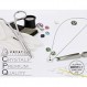 Crystalp의 Swarovski® 크리스털이 있는 차크라 생명의 나무 귀걸이, 금도금