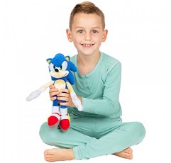Franco Sonic The Hedgehog Kids Bedding Super Soft Plush Junior Cuddle Pillow Buddy, One Size, (공식 Sega Sonic 제품) One Size Sonic the Hedgehog