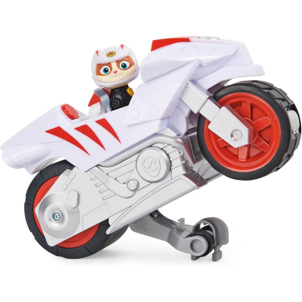Paw Patrol Moto Pups - 윌리 기능이 있는 풀백 모터가 장착된 살쾡이 그림 - 장난감 자동차
