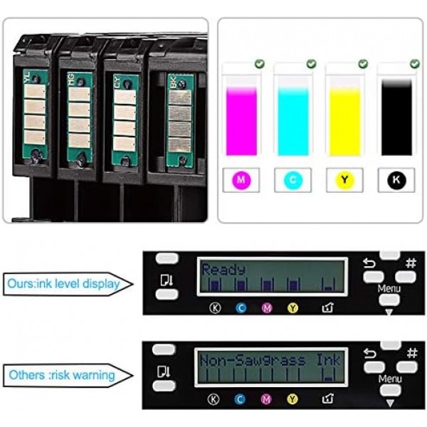 PRINTANDINK Transfer DYE 승화 잉크 카트리지는 새 펌웨어 Sawgrass Virtuoso SG500 SG1000과 호환됩니다.