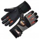 Ergodyne ProFlex 9012 진동 방지 작업 장갑, ANSI/ISO 인증, 전체 손가락, 손목 지지대, 대형, 검정색