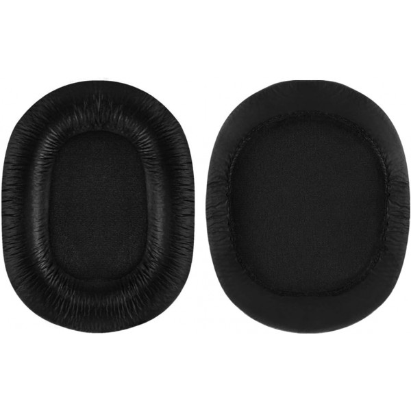 Sony MDR-7506, MDR-V6, MDR-CD900ST 헤드폰 교체용 이어패드/이어패드/이어컵과 호환되는 Geekria QuickFit 인조 가죽 교체용 이어 패드 헤드셋 이어 커버용 교체 부품(검은색) 인조